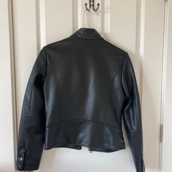 Levi's Women's Faux Leather Racer Jacket - Picture 3 of 3